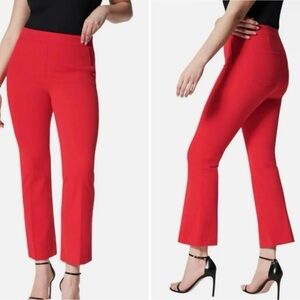 Spanx Polished Kick Flare Pants in True Red Small Tall